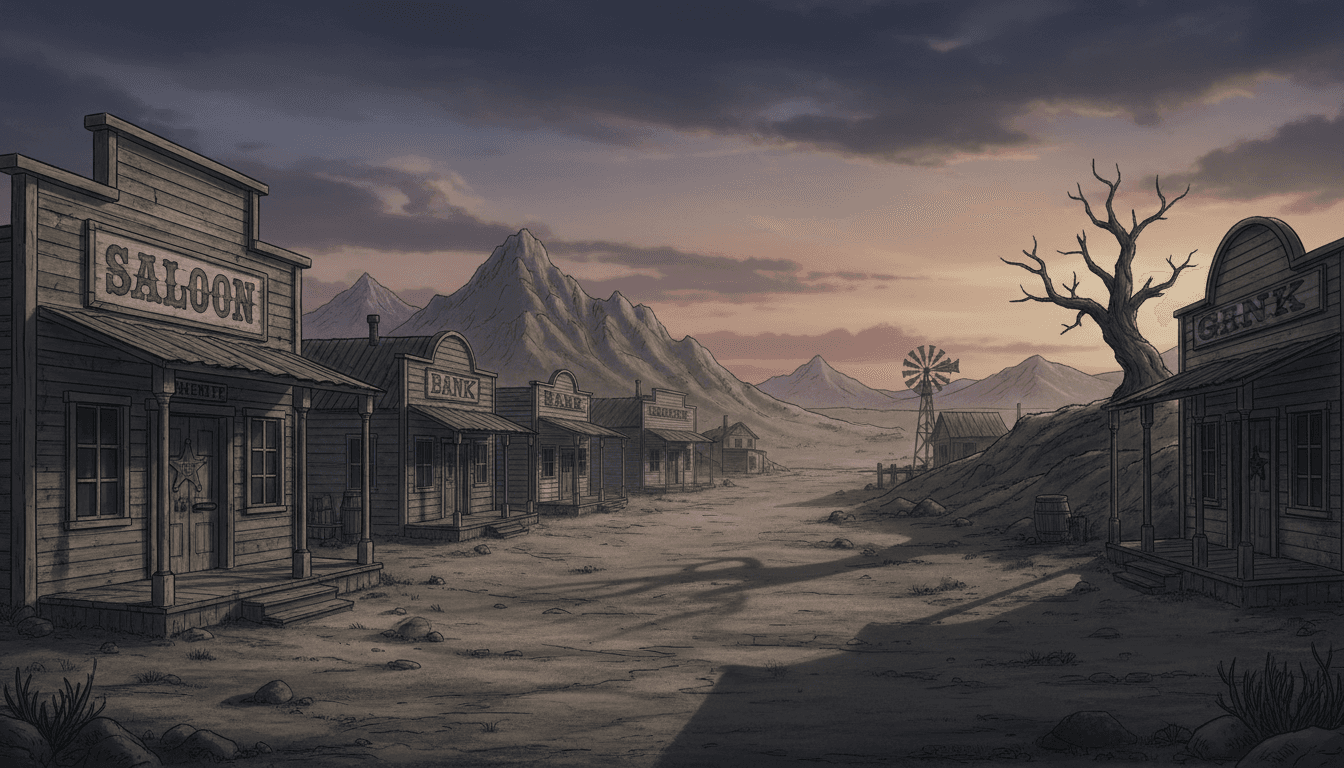 Dead or Alive slot wild west town